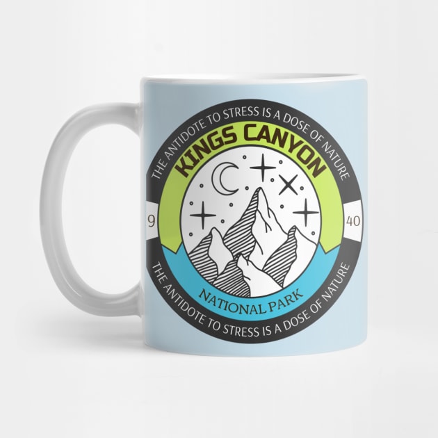 Kings Canyon National Park Hiking Camping Outdoors Outdoorsman by Tip Top Tee's